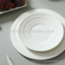 Hotellieferanten Dinnerware, Porzellanteller rund, Keramikplatten rund